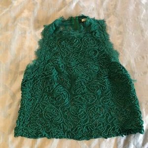 Green Lace Tank